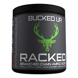 Bucked Up- BCAA RACKED™ Branch Chained Amino Acids | L-Carnitine, Acetyl L-Carnitine, GBB | Post Workout Recovery, Protein Synthesis, Lean Muscle BCAAs That You Can Feel! 30 Servings (Watermelon)