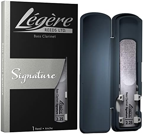 Légère Reeds - Bass Clarinet Reed, Signature, Strength 2.25 (BCS2.25) - Premium Synthetic Woodwind Reed