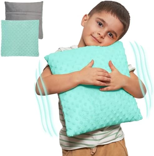 ODOXIA Vibrating Pillow for Autistic Kids | Sensory Pillow for Kids & Adults | Relaxing, Huggable Feeling | Sensory Vibration | Vibrating Items for Autism | 2 AA Batteries Required