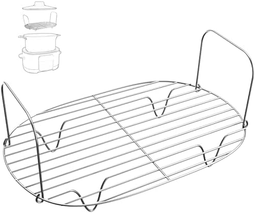 Steam and Roast Rack, Ninja Foodi Possible Cooker Pro 8.5 Qt Slow Cooker Crock Pot MC1000 MC1001 MC1010, Stainless Steel Multicooker Accessories