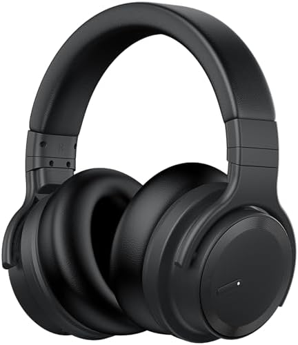 Million Sold Classic E7 Active Noise Cancelling Headphones with Upgraded HD Sound, Wireless Bluetooth Headphones Over The Ear Unequaled Comfort, Vivid Deep Bass, for Home Office Travel Birthday Gift