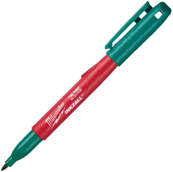Milwaukee Green Fine Point Inkzall Jobsite Marker