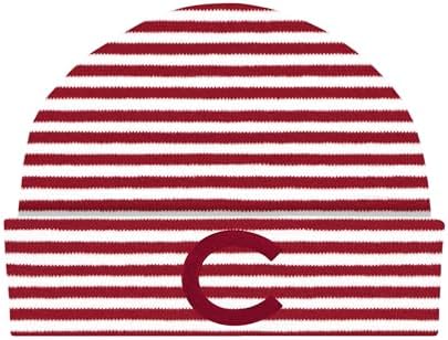 Creative Knitwear College Baby Striped Knit Cap - Team Logo, Multiple Colors for Baby Boys & Girls, (0-3 Months)