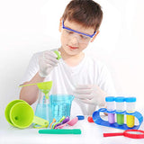 UNGLINGA Kids Science Experiment Kit with Lab Coat Scientist Costume Dress Up and Role Play Toys Gift for Boys Girls Kids Christmas Birthday Party