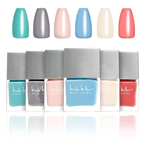 Nicole Miller Nail Polish Collection – Unique Glossy and Shimmery Colors for Women and Girls, Nail Polish Collection