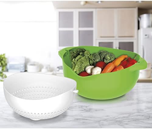Cuisinart CTG-00-SCLD Swing Basket Colander,reen & White One Size