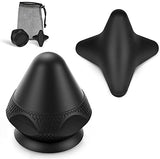 Trigger Point Massage Therapy Tool for Deep Tissue, AOT Mountable Massage Ball with Suction Cup, Manual Back Massager Kit for Myofascial Release and Muscle Knot Remover Black