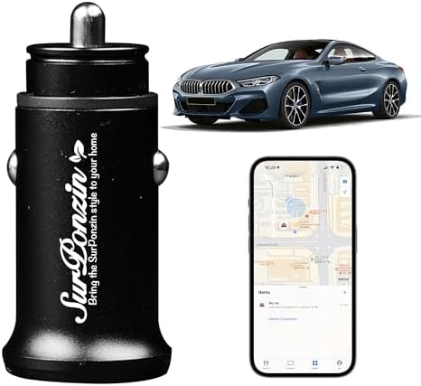 Car Anti-Loss Device with Charging Port - Real-Time Location Tracking, Compatible with Apple Find My (iOS Only)