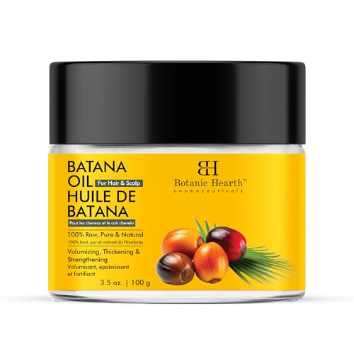 Botanic Hearth Batana Oil for Hair Growth - Batana Butter (3.5 fl oz) | Deeply Nourishing & Revitalizing Hair & Skin Care