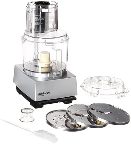 Cuisinart DLC-8SBCYP1FR Food Processor, Pro Custom 11 Cup Brushed Chrome (Renewed)