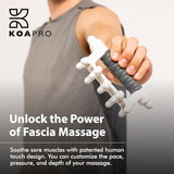 KOAPRO Fascia Massage Tool, Myofascial Release Tool, Manual Trigger Point & Deep Tissue Sore Muscle Relief, Holistic Fascia Health & Cellulite Massager Tool, Legs, Neck, Back Hand-Held Self Massager