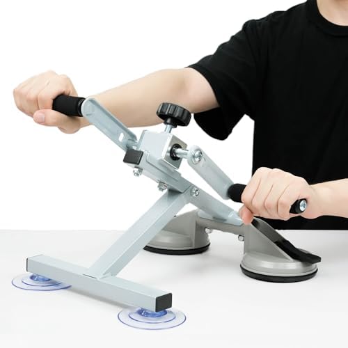 Arm Bike for Physical Therapy, Hand Arm Bike for Physical Therapy Table Top, Hand Cycle Exerciser Pedal for Seniors Upper Body, Portable Home/Office Stroke Rehab Equipment for Arm Shoulder Wrist ﻿