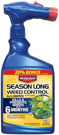 BioAdvanced Season Long Weed Control For Lawns, Ready-to-Spray, 29 oz, 9,000 Sq Ft