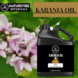 Naturevibe Botanicals Karanja Oil (32oz) | 100% Pure & Natural | Hair Care | Pongamia pinnata (946 ml)