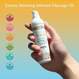 Exsens Sex on The Beach Warming Massage Oil, All Natural, Paraben-Free Formula for Men, Women, and Couples, Edible and Body Safe, 1.7 fl oz, 1 Count