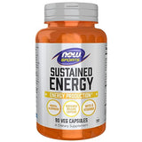 NOW Sports, Sustained Energy Energy Production* Mental Alertness* Sustained Release Caffeine with B Vitamins 90 Veg Capsules