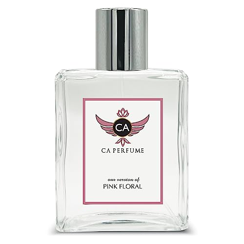 CA Perfume Impression of Pink Floral For Women & Men Replica Fragrance Dupes Eau de Parfum Spray Bottle 3.4 Fl Oz/100ml-X1