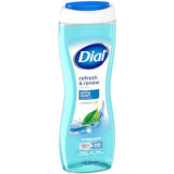 Dial Body Wash, Refresh & Renew Spring Water, 16 fl oz, Pack of 4