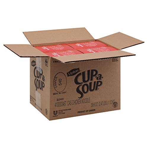 Lipton Cup-a-Soup Instant Chicken Noodle Soup - 22 envelopes per box, 4 boxes per case