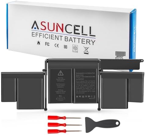 ASUNCELL A1502 A1582 Laptop Battery for MacBook Pro 13 inch Retina [ Early 2015, Mid 2014, Late 2013] A1493 11.42V 74.9Wh
