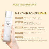 TIRTIR Milk Skin Toner | Instant Hydration with 4% Niacinamide, Pore-Tightening, Vegan Toner for Acne-Prone, Sensitive & Oily Skin, Fungal Acne Safe, Panthenol, Allantoin, Vitamin B