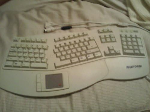 Adesso NU-Form Flat Ergo ADB MAC Keyboard with Touchpad, 2 ADB Ports ( AEK-503T )