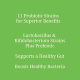 DNA SHIFT Probiotics for Women and Men - 11 strains - 50 Billion CFU - Probiotic Supplement for Digestive Health - Gut Health - Supports Constipation, Diarrhea, Gas & Bloating - 30ct