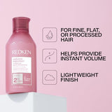 Redken Volume Injection Conditioner | For Fine Hair | Detangles & Adds Volume | 33.8 fl. Oz (Pack of 1)