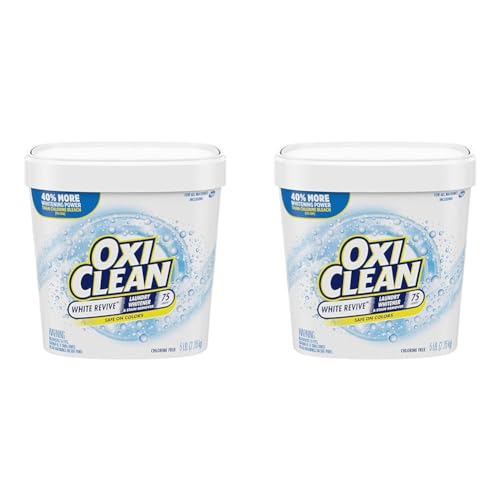 Oxiclean White Revive Powder, 5 Pound (Pack of 2)