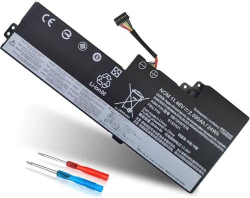 01AV421 T480 T480 T580 Internal Battery Replacement for Lenovo ThinkPad T470 T480 T580 A475 A485 TP25 Series Notebook, for Lenovo Laptop Thinkpad Battery 01AV419 01AV489 01AV420 SB10K97577 SB10K97578
