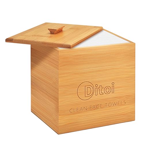 Disposable Face Towels with a Storage Box, Face Cloths 50 Counts, Soft Facial Tissue XL, Makeup Remover Wet Dry Wipes for All Skin