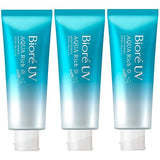 Biore UV Aqua Rich Sunscreen Water Essence SPF50+ PA++++ 2.36floz(70g) 3packs Including Oil Blotting Papers