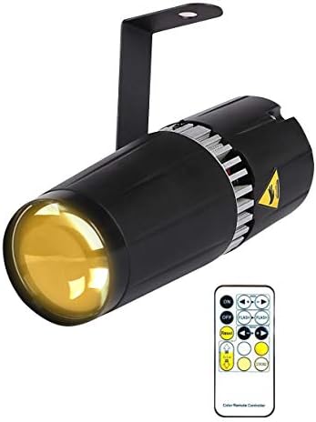 LED pinspot Stage Light,SENLAN 6W Double White/Cool White&Warm White pinspot by IR Controller