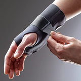 FUTURO Compression Stabilizing Wrist Brace, Right Hand, Small/Medium Size, Provides Support to Injured Wrists, Easy-to-Use Design, Three Straps Provide a Customizable Fit (48400ENR)