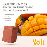 Yoli Passion Energy Drink Powder Mix - Natural Energy Drink Mix for Endurance and Stamina, 30 Packets - Peach Mango Flavor