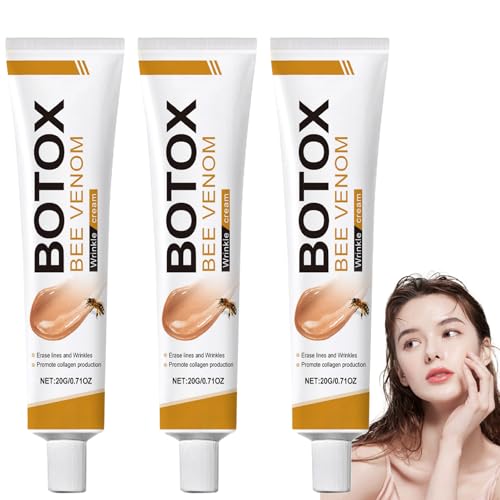 3PCS Bo-tox Bee Venom Cream - Wrinkle Removal & Firming, Anti-Aging Bee Venom Cream, Moisturizing, Lifting & Recovery for All Skin Type