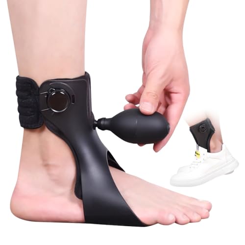 Laway AFO Foot Drop Brace,Adjustable Drop Foot Brace for Enhanced Walking,Upgraded Inflatable Version,More Comfortable,for Hemiplegia Stroke