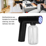 HEITIGN Electrostatic Nano Atomizer Rechargeable Cordless Sprayer Handheld Fogger Spray Machine Electric Disinfecting Mist Steam Gun Multifunctional for Home Office Car Bathroom (Black)