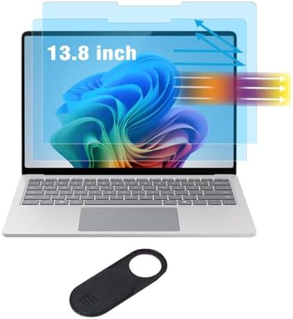 2 Pack Screen Protector for 2024 Microsoft Surface Laptop 7 13.8 inch Anti Blue Light Anti Glare Eyes Protection Screen Filter Compliant Surface Laptop 7 13.8