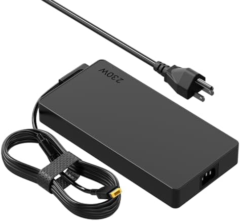 230W 20V 11.5A Laptop Charger Replacement for Lenovo Legion 5 7 5P C7 S7 Y740 Y730 Y545 Y540 Y900 Y910 Y920 Y7000, Thinkpad P1 P16 P72, ADL230SCC3A ADL230NLC3A ADL230NDC3A 02DL144 AC Power Adapter