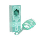 FHI HEAT UNbrush Wet & Dry Vented Detangling Hair Brush, Turquoise Green