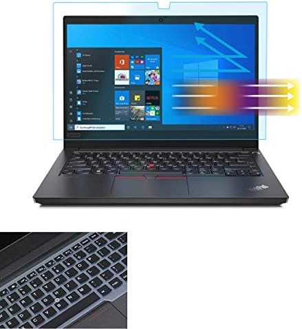 Screen Protector for Lenovo Thinkpad 14 Inch T14 T14s P14 L14 Gen 2 1, ThinkPad E14 L490 E490 E495 E14 Gen 4 3 2 with Keyboard Cover, Anti Blue Light Anti Glare Reduces Eye Strain Help Sleep Better.