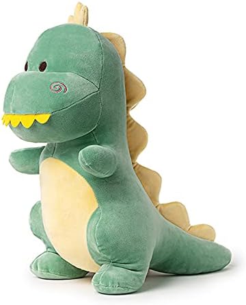 Cute Stuffed Dinosaur Plush, 12" Soft Dino Plushie Toys for Boys Girls Baby Kids (Green)