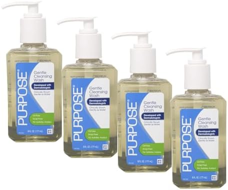 Purpose Gentle Cleansing Wash, 6 Fl Oz (Pack of 4)