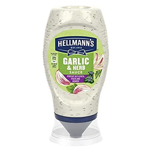 Hellmann's Garlic & Herb Sauce - 250 ml - 8.45 oz - Germany