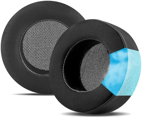 Upgrade Replacement Ear Pads Cushions for Corsair Virtuoso RGB Wireless SE XT Gaming Headset, Cooling-Gel Earpads with Softer Memory Foam, Added Thickness, Durable Protein Leather