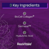 ResVitále Ultra Collagen Enhance - Skin Care Supplement with Resveratrol - 90 Veggie Capsules