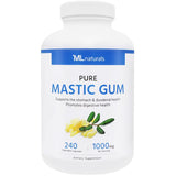 ML Naturals Mastic Gum 1000mg 240 Vegan Capsules. Premium Quality, Supports Stomach & Duodenal Health