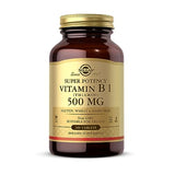 Solgar Vitamin B1 (Thiamin) - 100 Tablets - Super Potency, 500mg Formula - Non-GMO, Vegan, Gluten Free, Kosher, Halal - 100 Servings