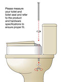 Essential Medical Supply Raised Elevated Toilet Seat Riser for a Standard Round Toilet with Padded Aluminum Arms for Support and Compatible with Toilet Seat, Standard, 17.5 x 13.5 x 3.5 Inch